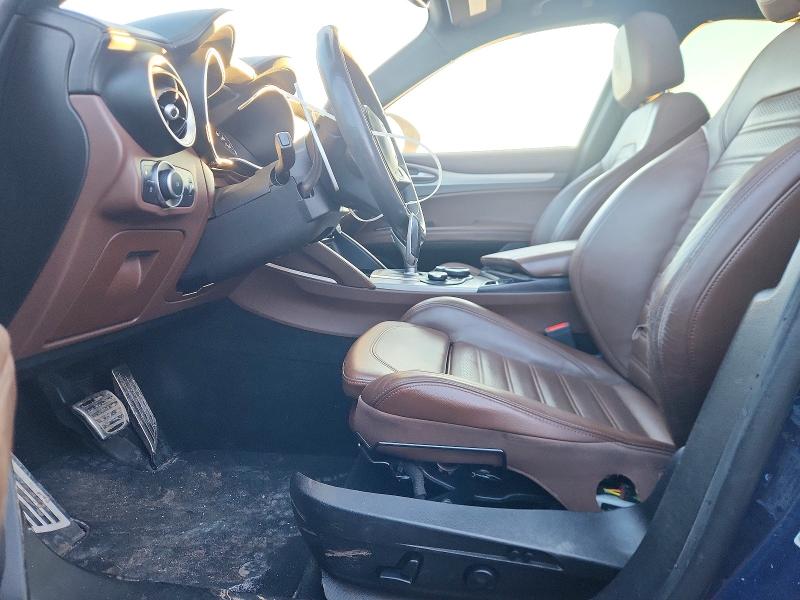2019 Alfa romeo Stelvio VIN ZASPAKBN5K7C55101 COPART salvage auction — FRONT END, Ct - Cert Of Title-Salvage, sold $3,150 on 2026-07-09 (photo 7)