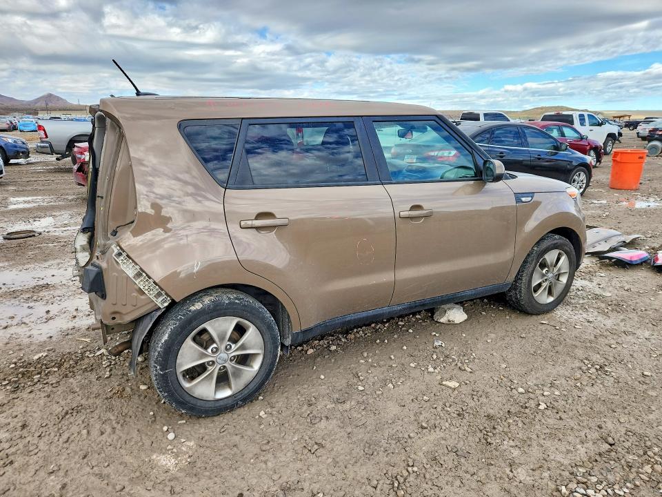 2014 Kia Soul VIN KNDJN2A24E7019411 COPART salvage auction — REAR END, Wv - Salvage Certificate, sold $950 on 2026-07-24 (photo 3)