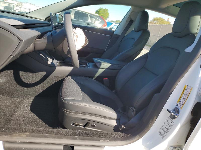 2025 Tesla Model 3 VIN 5YJ3E1EA4SF975496 COPART salvage auction — FRONT END, Ca - Salvage Certificate, sold $10,500 on 2026-07-24 (photo 7)