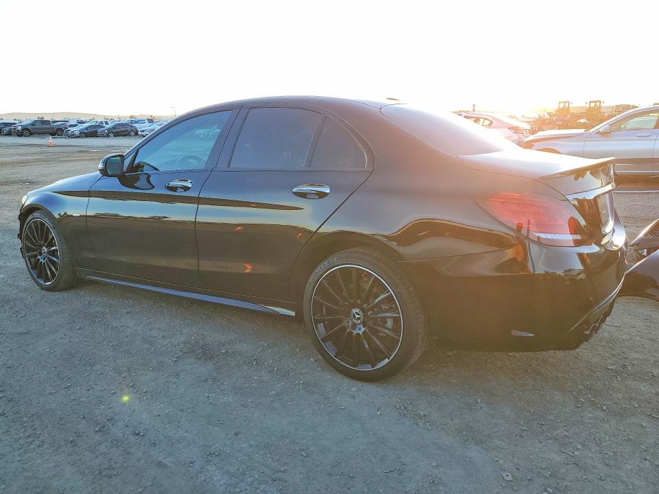 2021 Mercedes-benz C-klasse VIN W1KWF8DB7MR621374 COPART salvage auction — FRONT END, Ca - Salvage Certificate, sold $12,100 on 2026-07-31 (photo 2)