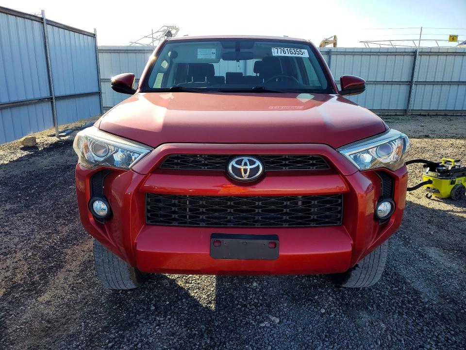 2015 Toyota 4runner VIN JTEBU5JR2F5256381 COPART salvage auction — FRONT END, Hi - Certificate Of Salvage, sold $550 on 2026-07-27 (photo 5)