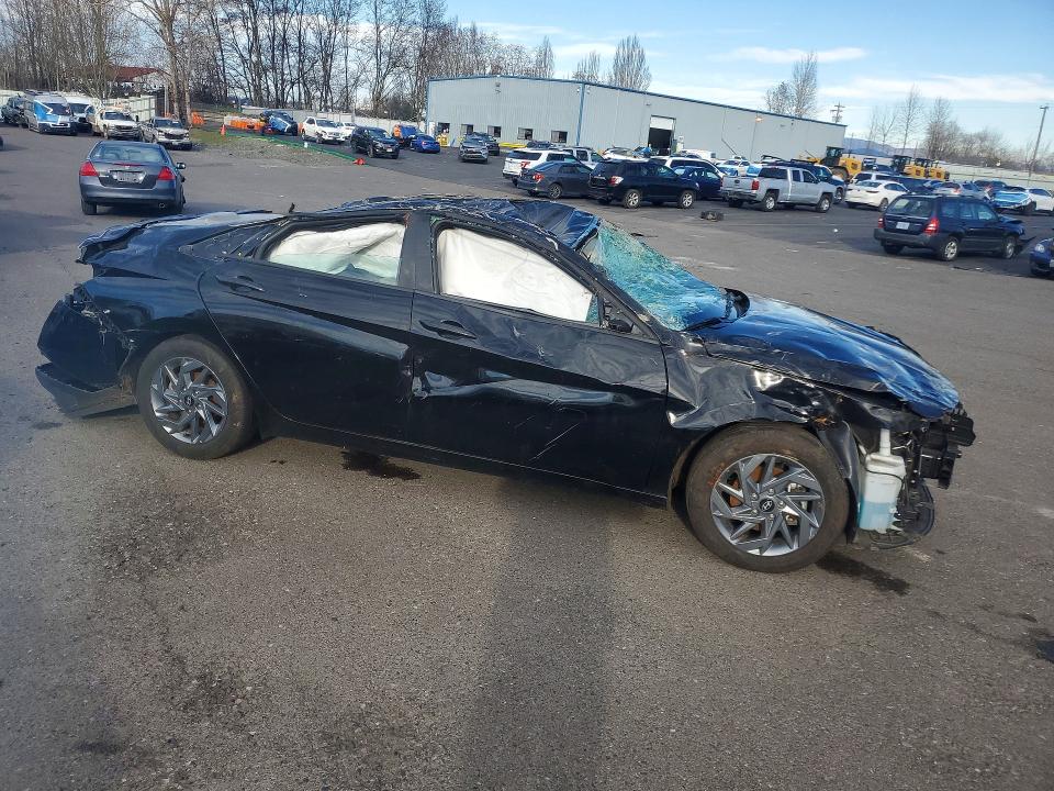 2024 Hyundai Elantra VIN KMHLM4DG2RU750467 COPART salvage auction — ROLLOVER, Or - Salvage Title Certificate, sold $2,319 on 2026-07-20 (photo 4)