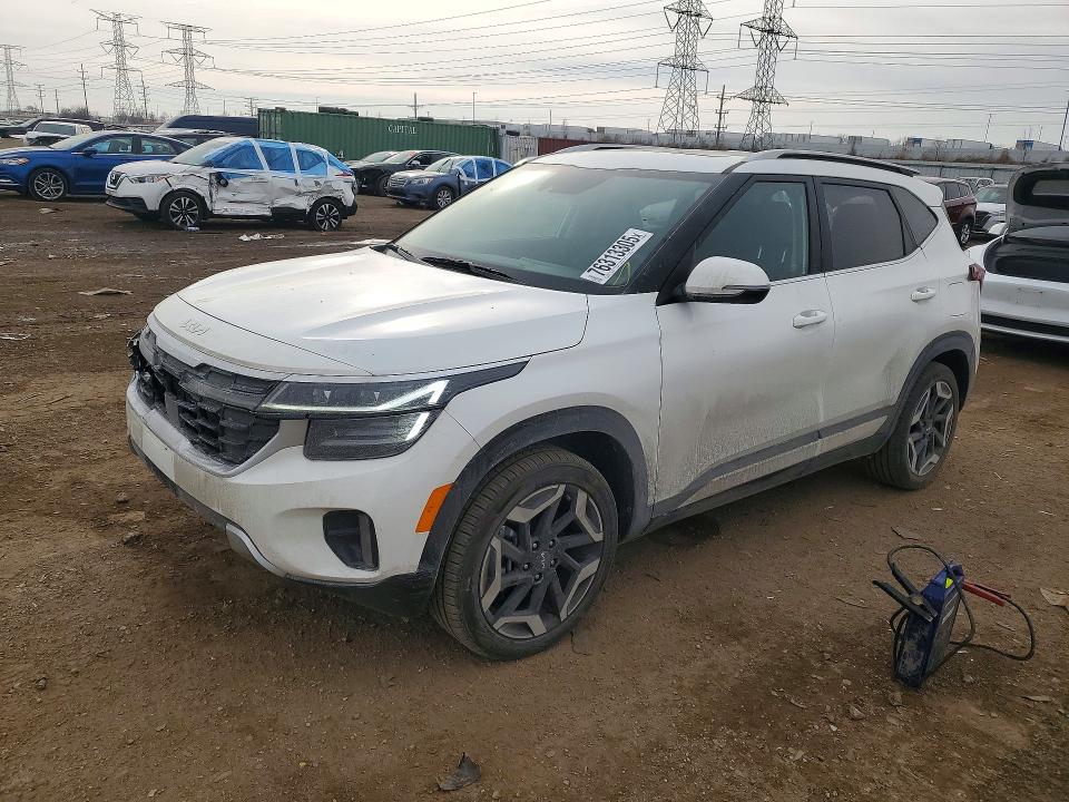 2025 Kia Seltos VIN KNDETCA75S7717644 COPART salvage auction — REAR END, Il - Salvage Certificate, sold $6,900 on 2026-07-07 (photo 1)