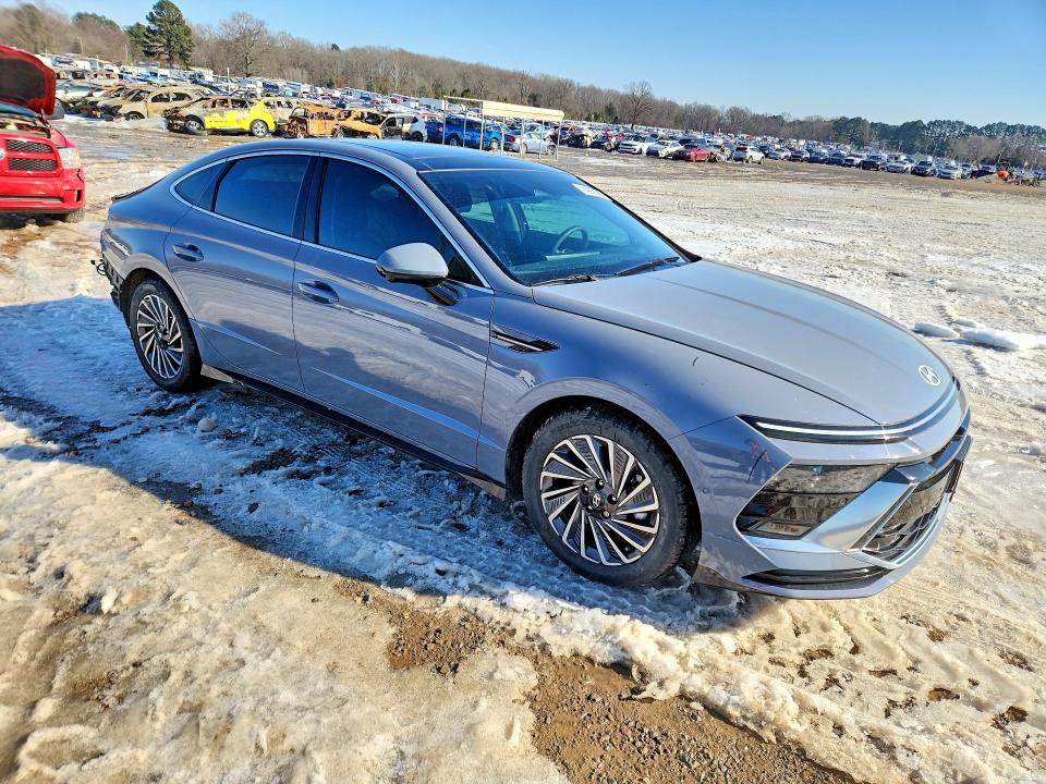 2024 Hyundai Sonata VIN KMHL54JJ1RA087021 COPART salvage auction — REAR END, Ar - Cert Of Title-Salvage, sold $13,600 on 2026-07-13 (photo 4)