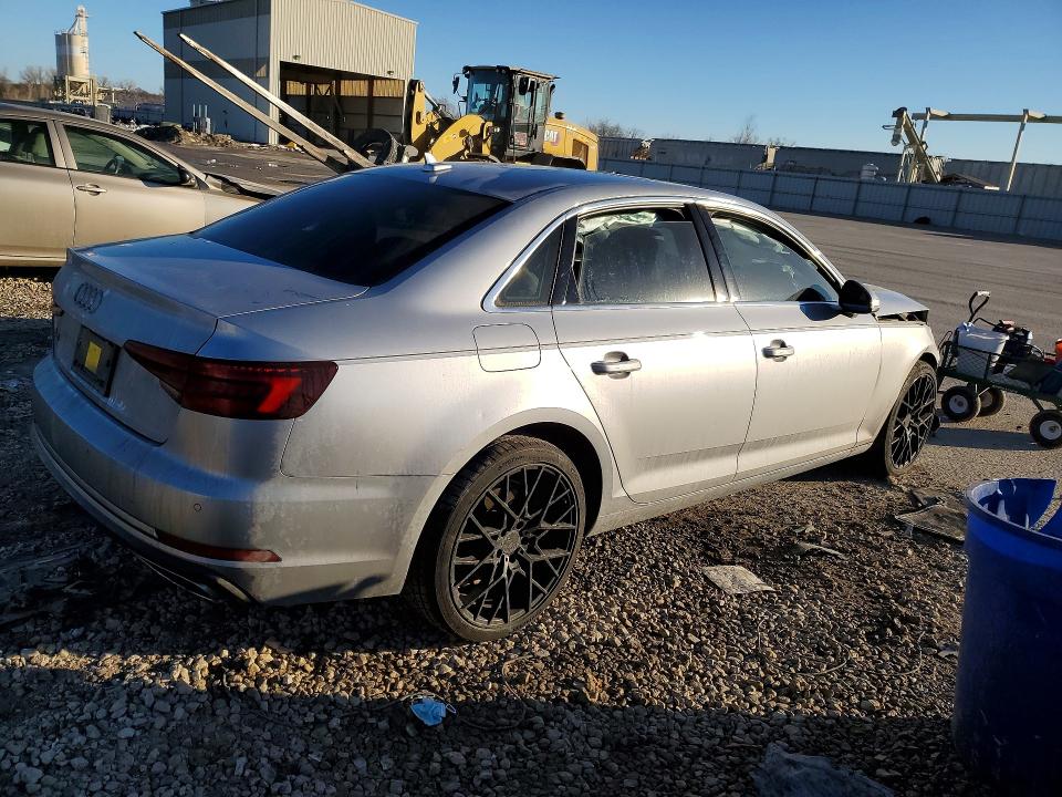 2019 Audi A4 VIN WAUHMAF4XKA043164 COPART salvage auction — FRONT END, Ks - Cert Of Title-Salvage, sold $1,800 on 2026-07-28 (photo 3)