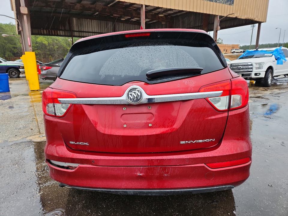 2018 Buick Envision VIN LRBFXBSA7JD057411 COPART salvage auction — FRONT END, Nc - Salvage Certificate Of Title, sold $150 on 2026-07-31 (photo 6)