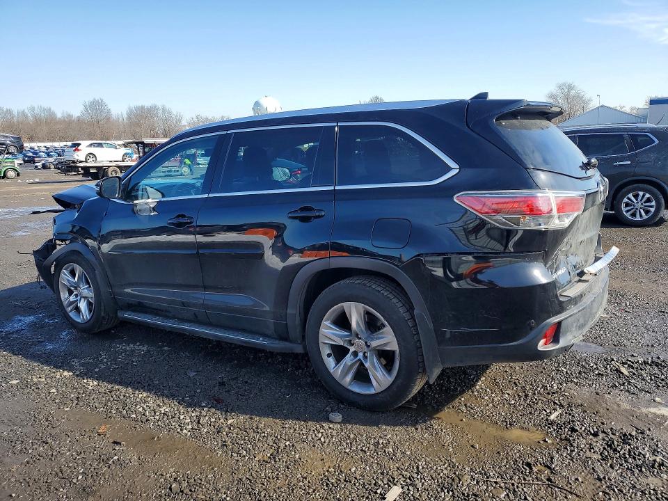2015 Toyota Highlander VIN 5TDDKRFH1FS219990 COPART salvage auction — FRONT END, Nj - Cert Of Title-Salvage, sold $375 on 2026-07-24 (photo 2)