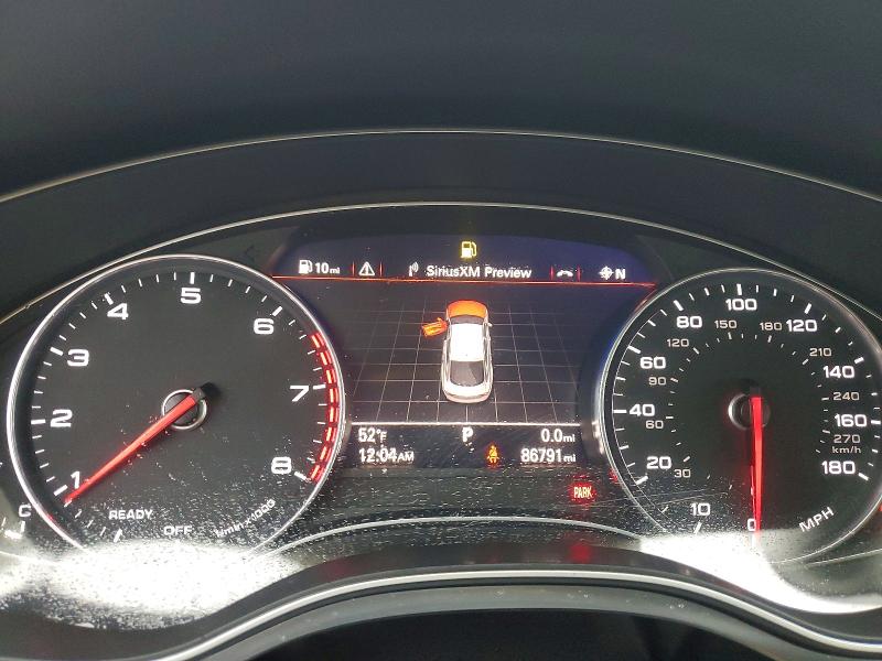 2017 Audi A7 VIN WAU22AFCXHN116229 COPART salvage auction — FRONT END, Other, sold $4,900 on 2026-07-15 (photo 9)