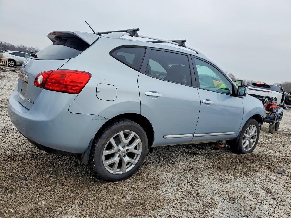 2013 Nissan Rogue sport VIN JN8AS5MV7DW116076 COPART salvage auction — FRONT END, Id - Salvage Certificate Of Title, sold $425 on 2026-07-07 (photo 3)