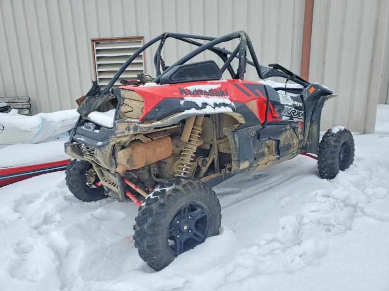 2023 Kawasaki Teryx VIN JKARFCA12PB518960 COPART salvage auction — ROLLOVER, In - Cert Of Title-Salvage Title, sold $2,100 on 2026-07-30 (photo 4)