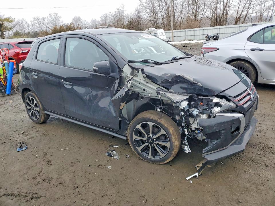 2022 Mitsubishi Mirage VIN ML32AWHJ2NH001202 COPART salvage auction — FRONT END, Nj - Cert Of Title-Salvage, sold $2,350 on 2026-07-27 (photo 4)