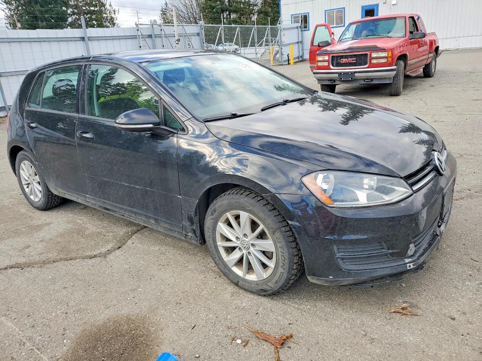 2015 Volkswagen Golf VIN 3VW217AU3FM094667 COPART salvage auction — FRONT END, Salvage Title, sold $300 on 2026-07-20 (photo 4)