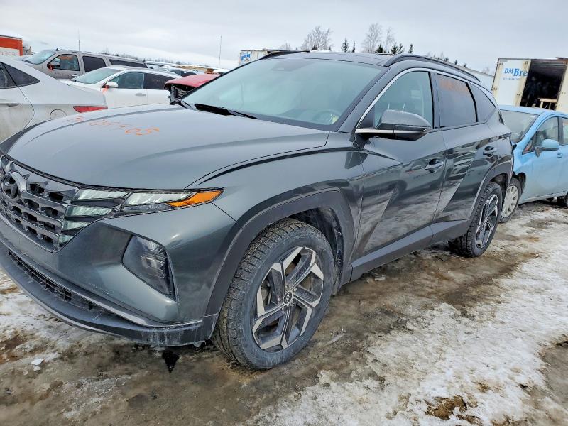 2023 Hyundai Tucson VIN KM8JCCA12PU129344 COPART salvage auction — FRONT END, Qc - Gravement Accidente, sold $12,900 on 2026-07-28 (photo 1)