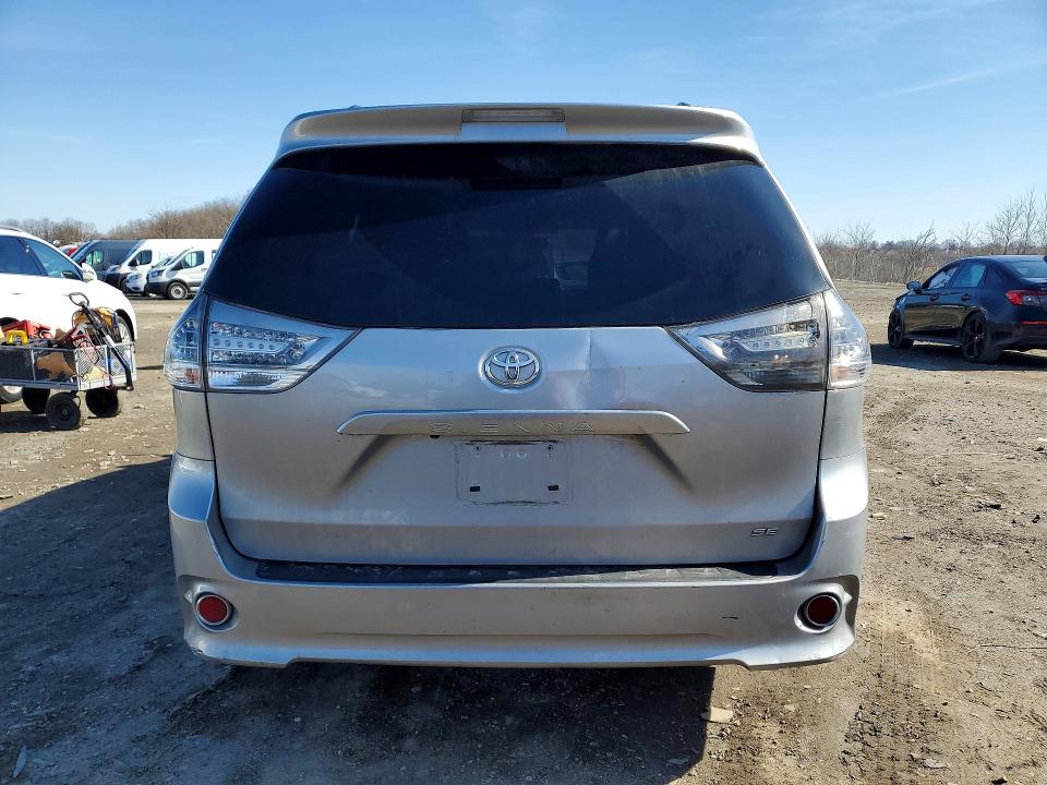 2015 Toyota Sienna VIN 5TDXK3DC2FS542205 COPART salvage auction — FRONT END, Salvage Title, sold $300 on 2026-07-23 (photo 6)