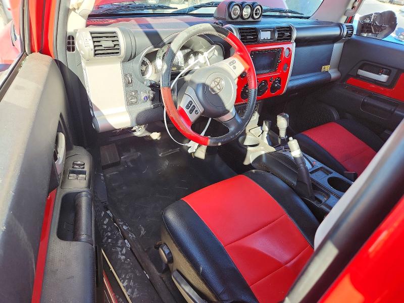 2012 Toyota Fj cruiser VIN JTEBU4BF6CK142489 COPART salvage auction — FRONT END, Ut - Salvage Certificate, sold $4,200 on 2026-07-24 (photo 8)