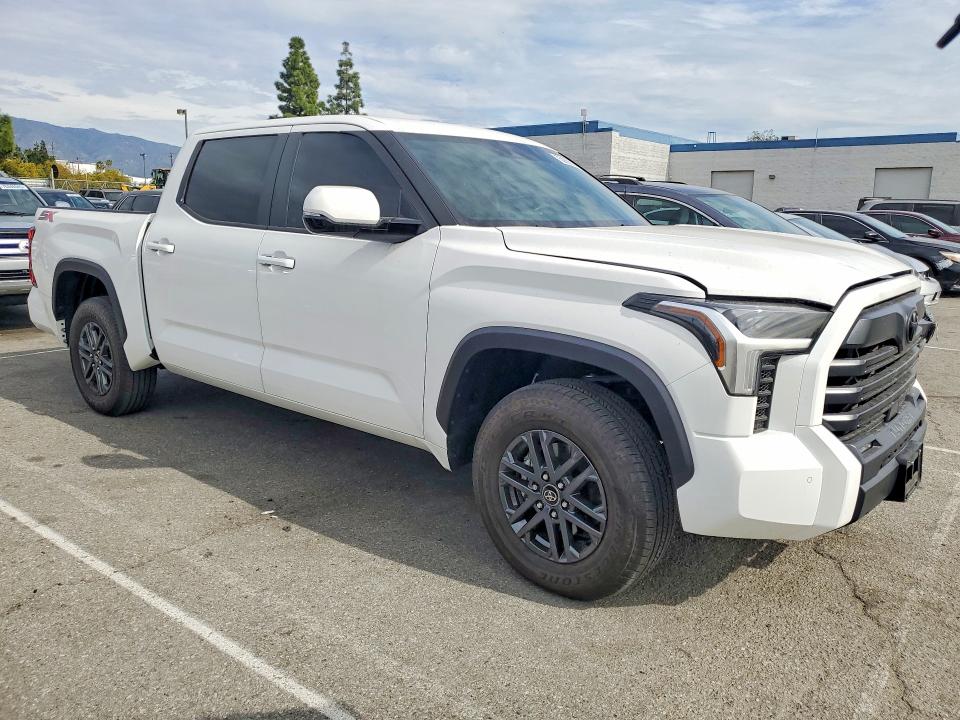 2025 Toyota Tundra VIN 5TFLA5AB9SX041647 COPART salvage auction — REAR END, Ca - Salvage Certificate, sold $20,300 on 2026-07-28 (photo 4)