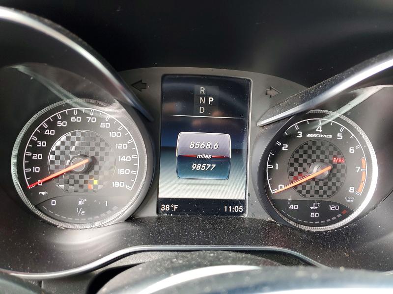 2017 Mercedes-benz Glc VIN WDC0J6EB6HF284215 COPART salvage auction — FRONT END, Il - Salvage Certificate, sold $10,400 on 2026-07-13 (photo 9)