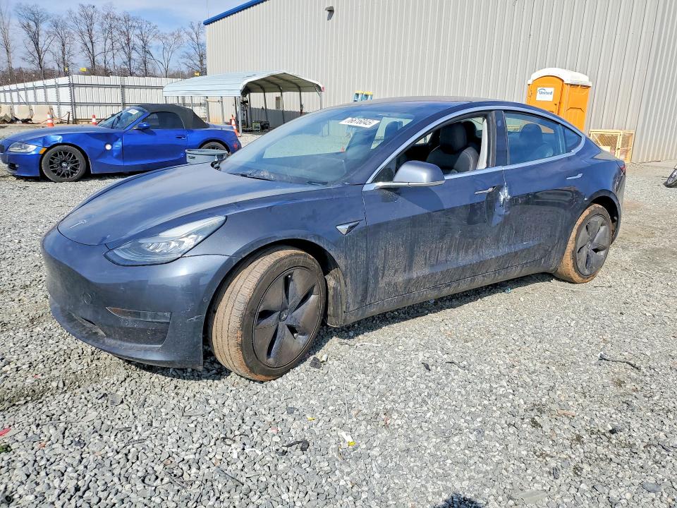 2018 Tesla Model 3 VIN 5YJ3E1EB1JF066543 COPART salvage auction — SIDE, Sc - Cert Of Title-Salvage, sold $5,800 on 2026-07-06 (photo 1)