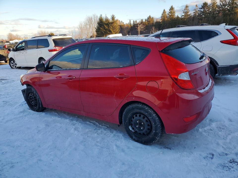 2014 Hyundai Accent VIN KMHCT5AE8EU166371 COPART salvage auction — FRONT END, Other, sold $625 on 2026-07-16 (photo 2)
