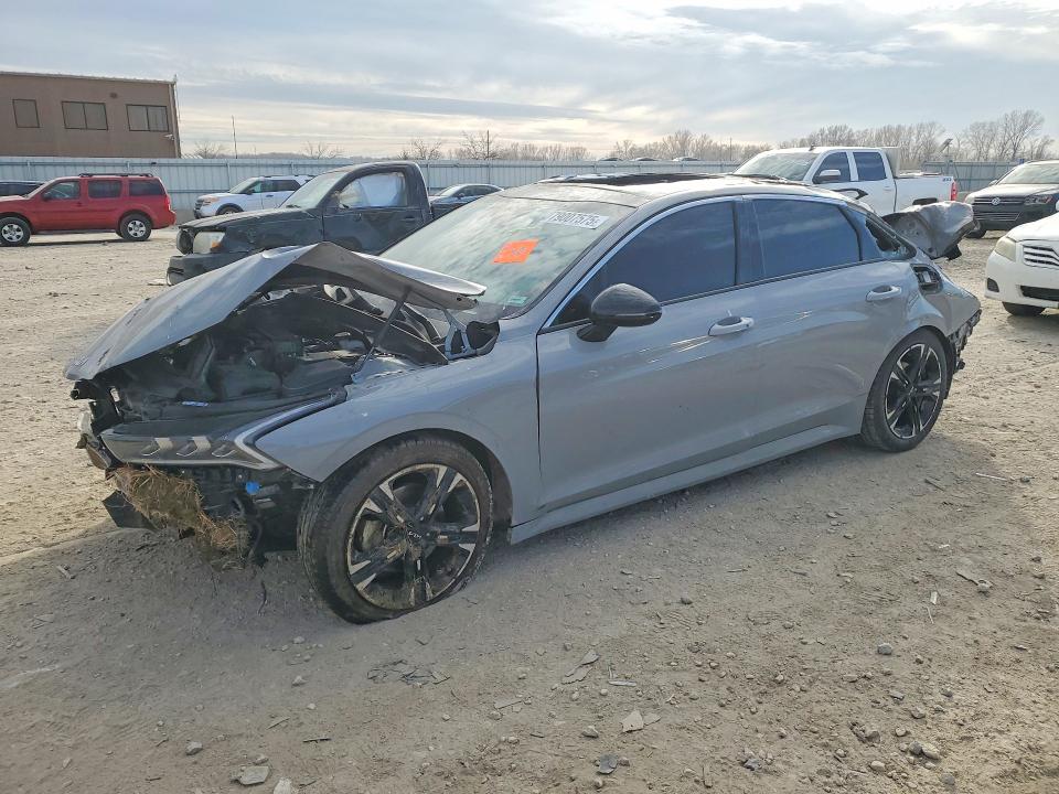 2022 Kia K5 VIN 5XXG64J21NG136213 COPART salvage auction — REAR END, Ks - Cert Of Title-Salvage, sold $100 on 2026-07-28 (photo 1)