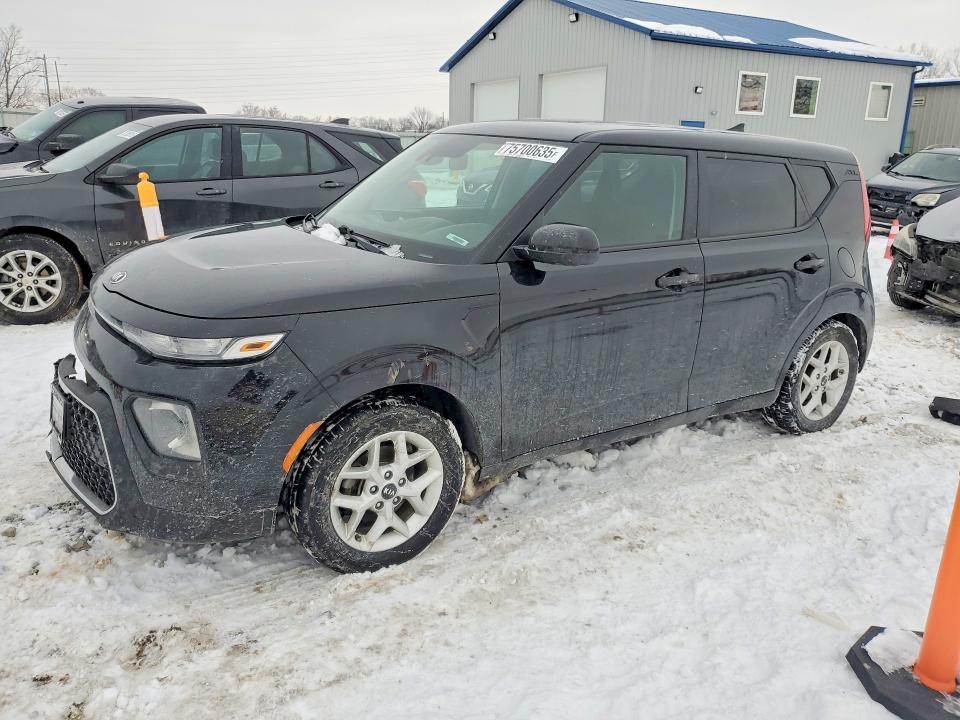 2020 Kia Soul VIN KNDJ23AU1L7083757 COPART salvage auction — FRONT END, Salvage Title, sold $3,250 on 2026-07-10 (photo 1)