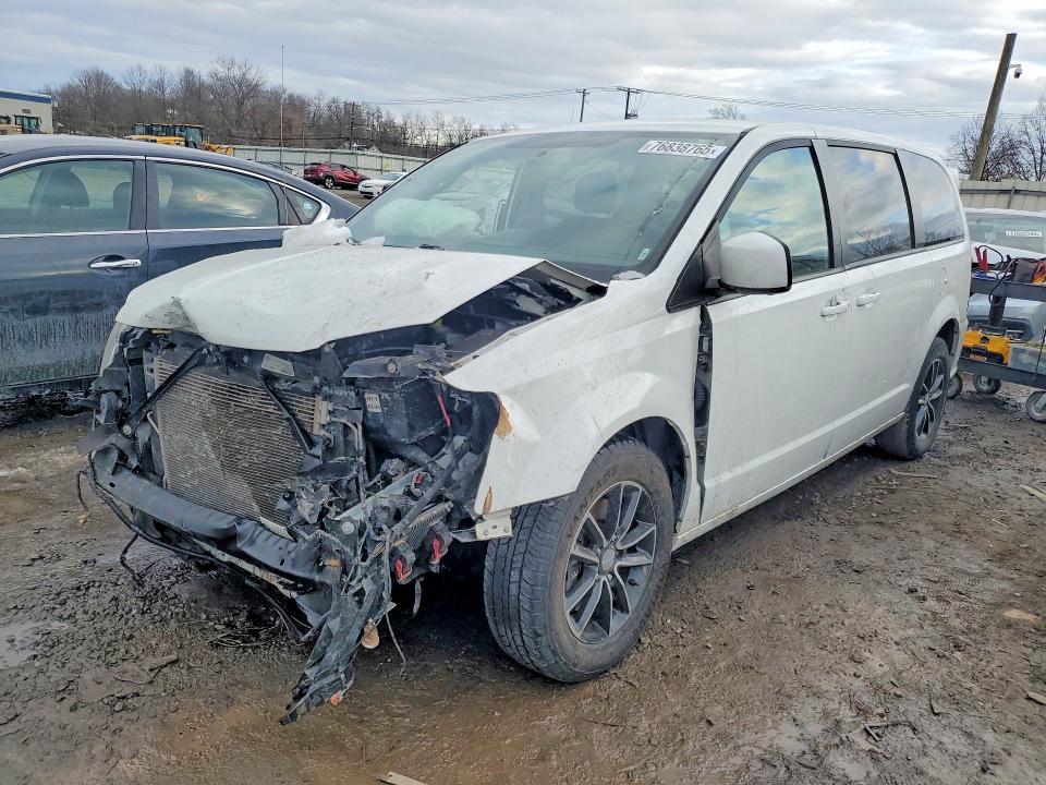 2018 Dodge Grand caravan VIN 2C4RDGBG5JR165936 COPART salvage auction — FRONT END, ID - SALVAGE CERTIFICATE OF TITLE, sold $600 on 2026-07-02 (photo 1)