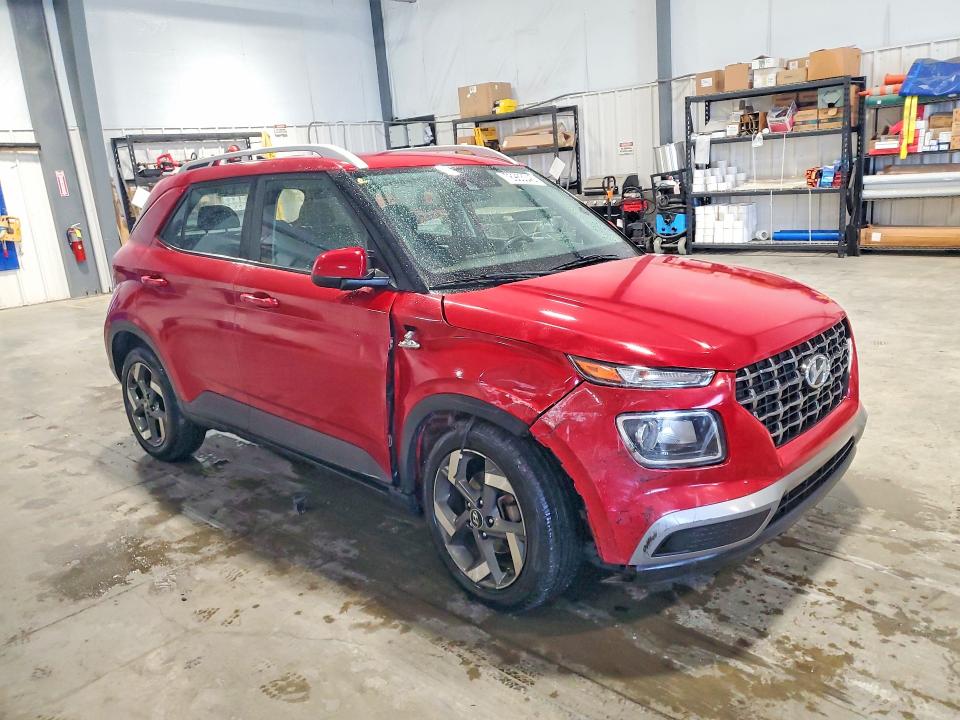 2021 Hyundai Venue VIN KMHRC8A31MU105338 COPART salvage auction — FRONT END, In - Cert Of Title-Salvage Title, sold $550 on 2026-07-20 (photo 4)
