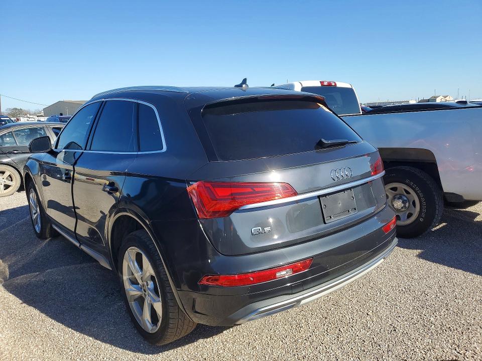 2021 Audi Q5 VIN WA1BAAFY4M2010205 COPART salvage auction — Minor Dent/Scratches, TX - CERTIFICATE OF TITLE, sold $10,700 on 2026-07-09 (photo 2)