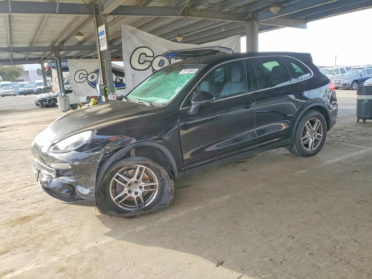 2012 Porsche Cayenne VIN WP1AA2A28CLA09706 COPART salvage auction — Unknown, CA - DIS/DLR/EXP ONLY CLEAN TITLE, sold $3,000 on 2026-03-17 (photo 1)