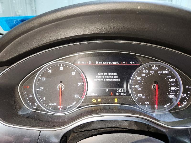 2018 Audi A6 VIN WAUG3AFC1JN002449 COPART salvage auction — FRONT END, Nh - Cert Of Title-Salvage, sold $90 on 2026-07-23 (photo 9)