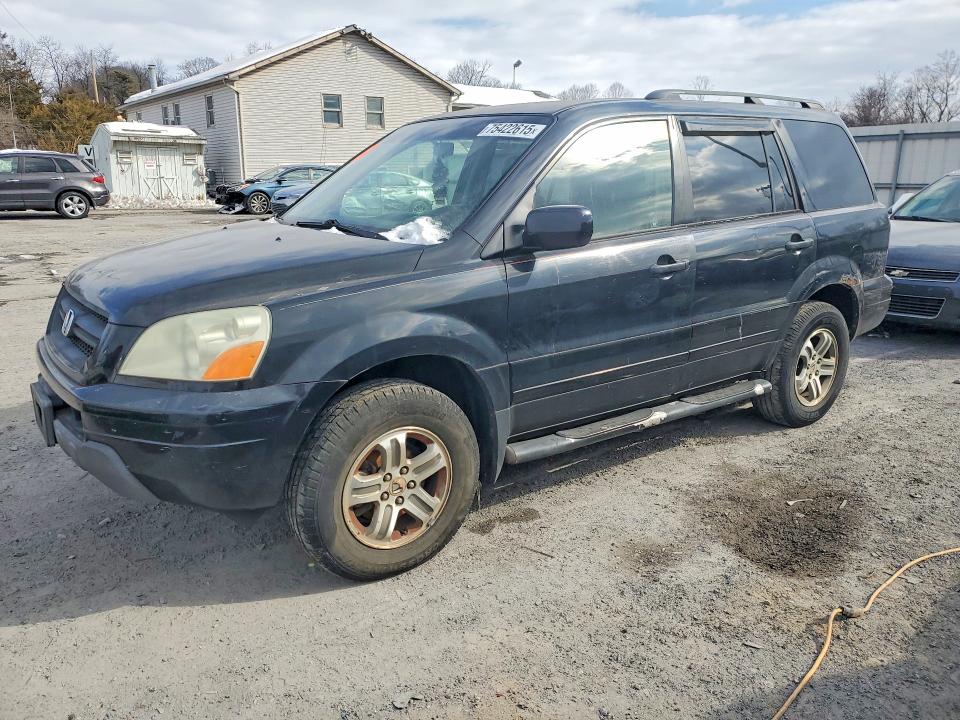 2003 Honda Pilot VIN 2HKYF18703H525351 COPART salvage auction — MINOR DENT/SCRATCHES, Pa - Cert Of Title, sold $750 on 2026-07-09 (photo 1)