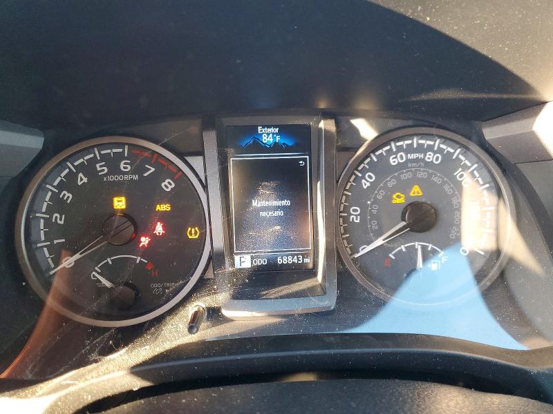 2023 Toyota Tacoma VIN 3TMCZ5ANXPM566023 COPART salvage auction — FRONT END, Ca - Salvage Certificate, sold $9,100 on 2026-07-31 (photo 9)