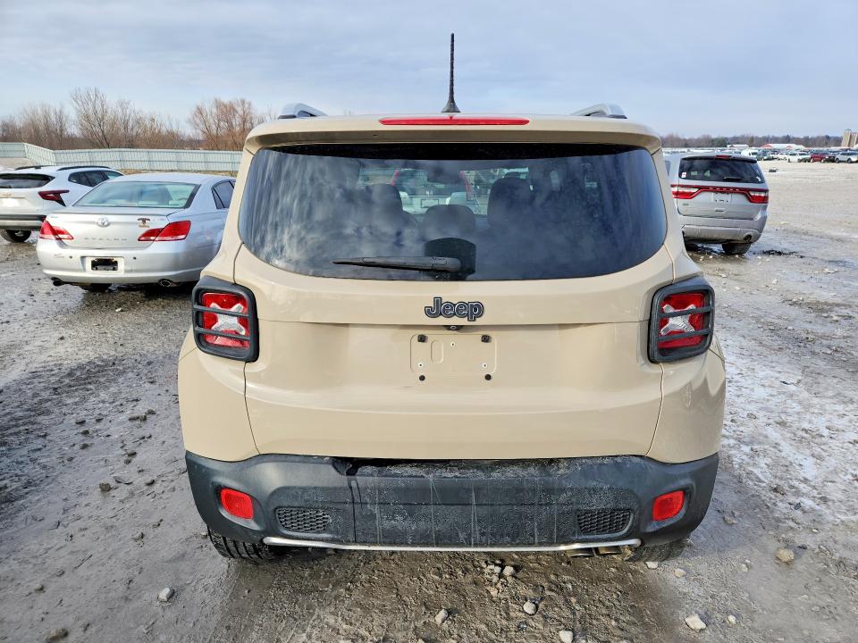 2016 Jeep Renegade VIN ZACCJBDT3GPC64697 COPART salvage auction — FRONT END, Mi - Cert Of Title-Salvage Vehicle, sold $1,100 on 2026-07-09 (photo 6)