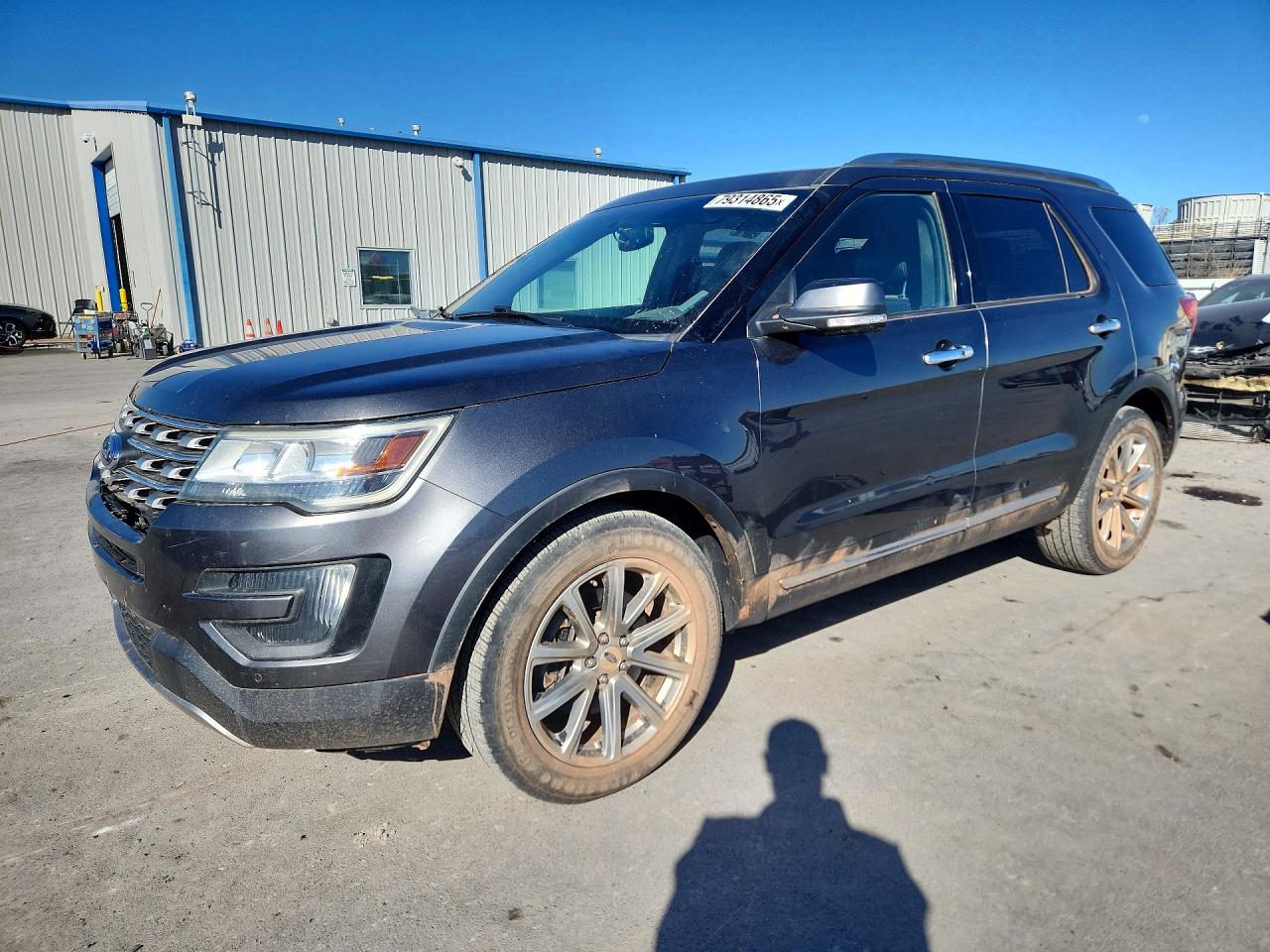 2016 Ford Explorer VIN 1FM5K8F84GGA26738 COPART salvage auction — Side, OK - CERTIFICATE OF TITLE, sold $2,900 on 2026-07-01 (photo 1)