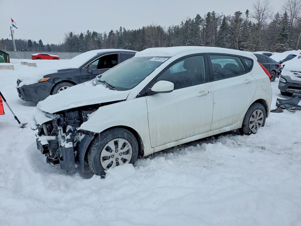 2016 Hyundai Accent VIN KMHCT5AEXGU238027 COPART salvage auction — FRONT END, Salvage Title, sold $700 on 2026-07-14 (photo 1)