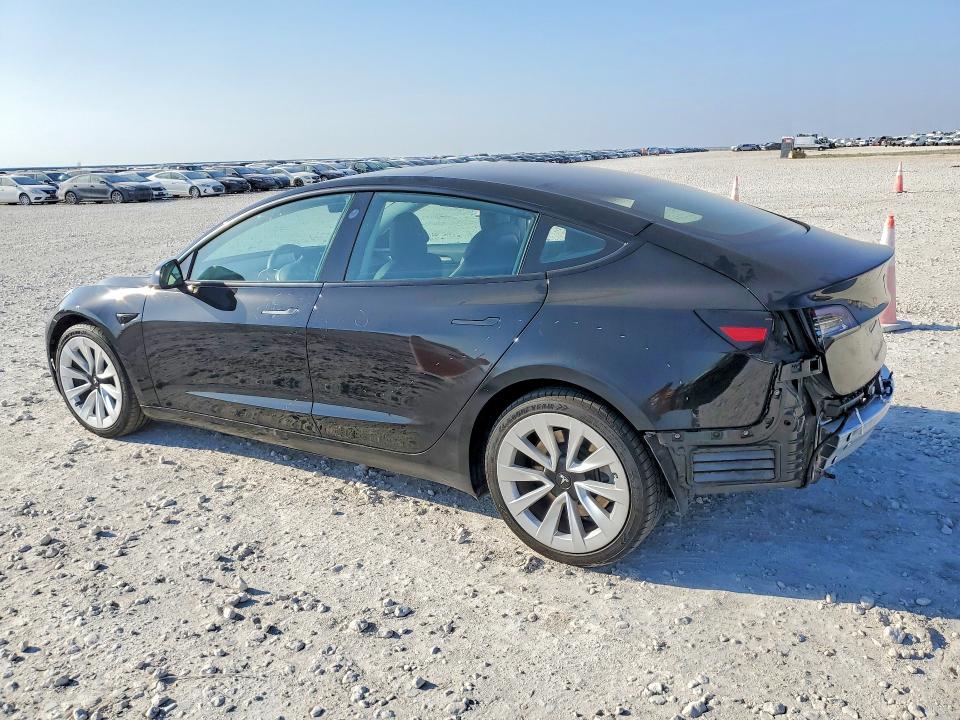 2021 Tesla Model 3 VIN 5YJ3E1EA6MF987880 COPART salvage auction — REAR END, Salvage Title, sold $1,200 on 2026-07-23 (photo 2)