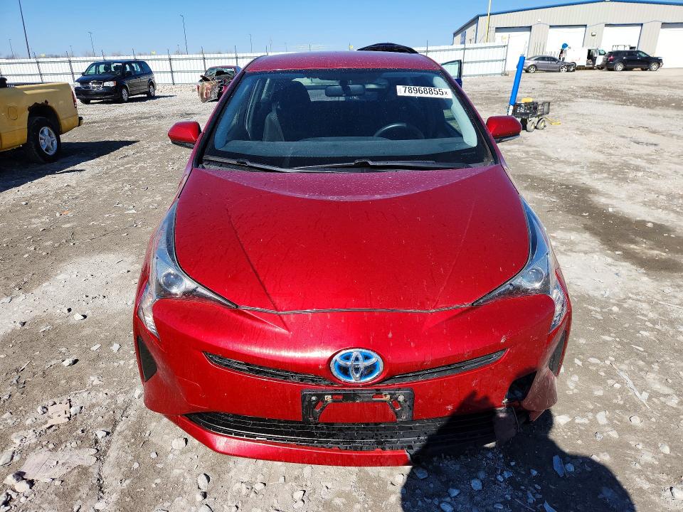 2016 Toyota Prius VIN JTDKBRFU5G3519605 COPART salvage auction — SIDE, Il - Salvage Certificate, sold $2,850 on 2026-07-13 (photo 5)