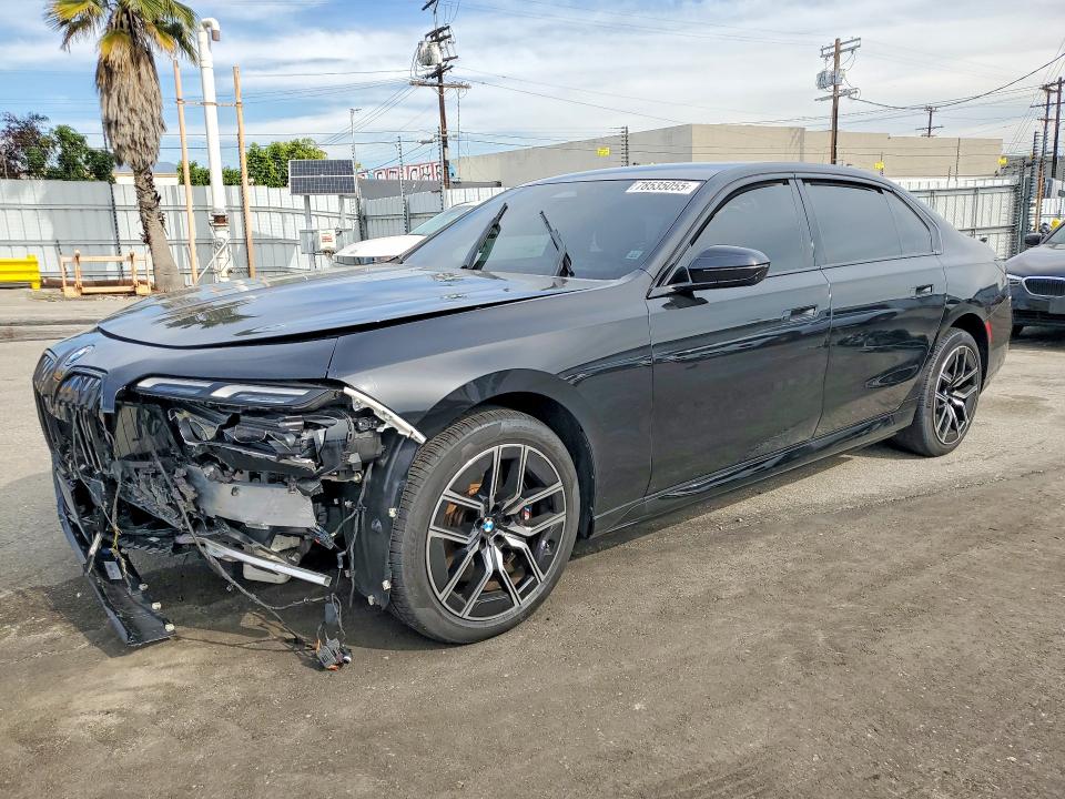 2025 BMW i7 VIN WBY43EJ04SCT21222 — COPART salvage auction photo