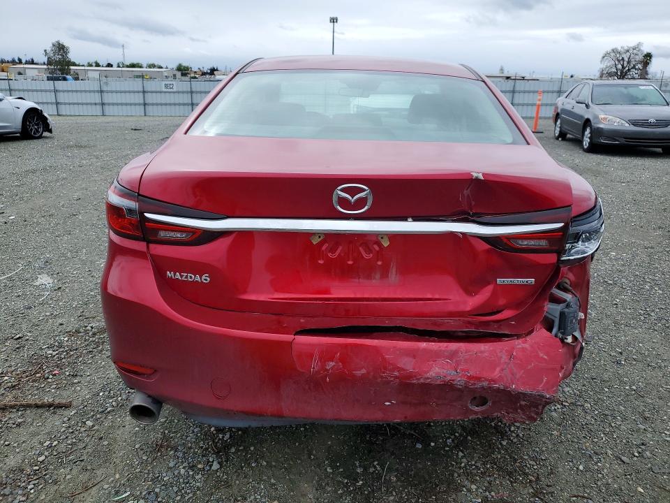 2019 Mazda 6 VIN JM1GL1VM1K1506957 COPART salvage auction — REAR END, Ca - Salvage Certificate, sold $15 on 2026-07-30 (photo 6)