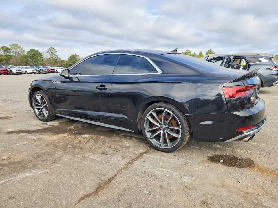 2018 Audi S5 VIN WAUP4AF57JA032447 COPART salvage auction — MINOR DENT/SCRATCHES, Al - Certificate Of Title (P), sold $8,900 on 2026-07-28 (photo 2)