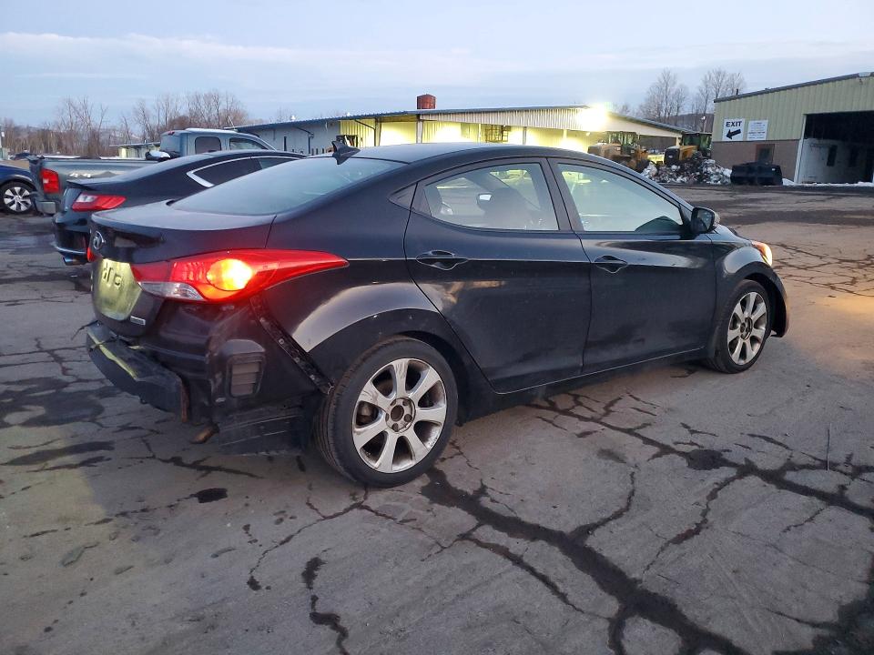 2012 Hyundai Elantra VIN KMHDH4AE4CU363339 COPART salvage auction — REAR END, Id - Salvage Certificate Of Title, sold $600 on 2026-07-16 (photo 3)