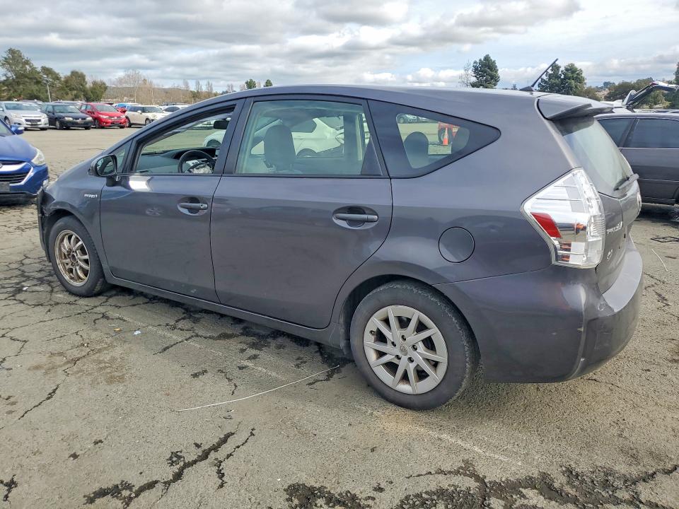 2014 Toyota Prius v VIN JTDZN3EU9EJ006967 COPART salvage auction — FRONT END, Ca - Salvage Certificate, sold $1,150 on 2026-07-31 (photo 2)