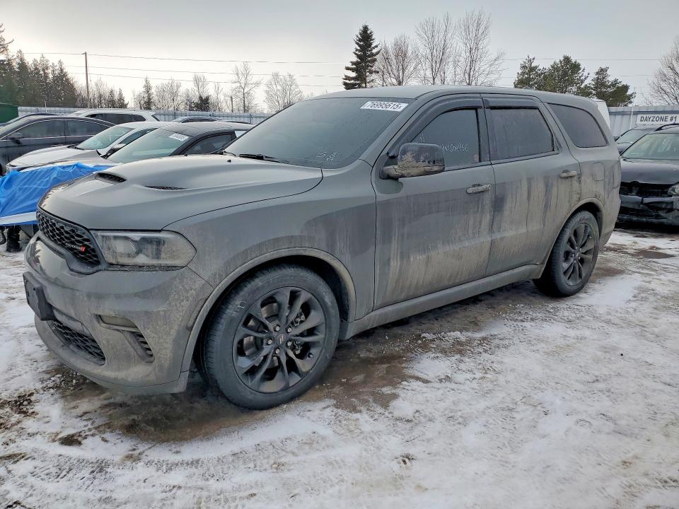 2022 Dodge Durango VIN 1C4RDJDG9NC204956 COPART salvage auction — VANDALISM, On - Permit No Brand - Unfit, sold $19,050 on 2026-07-03 (photo 1)