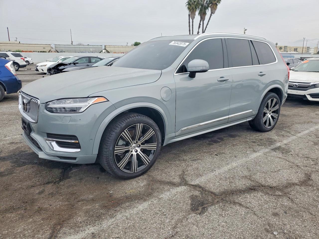 2024 Volvo XC90 VIN YV4H60CFXR1246074 COPART salvage auction — Rear End, CA - SALVAGE CERTIFICATE, sold $35,250 on 2026-07-10 (photo 1)