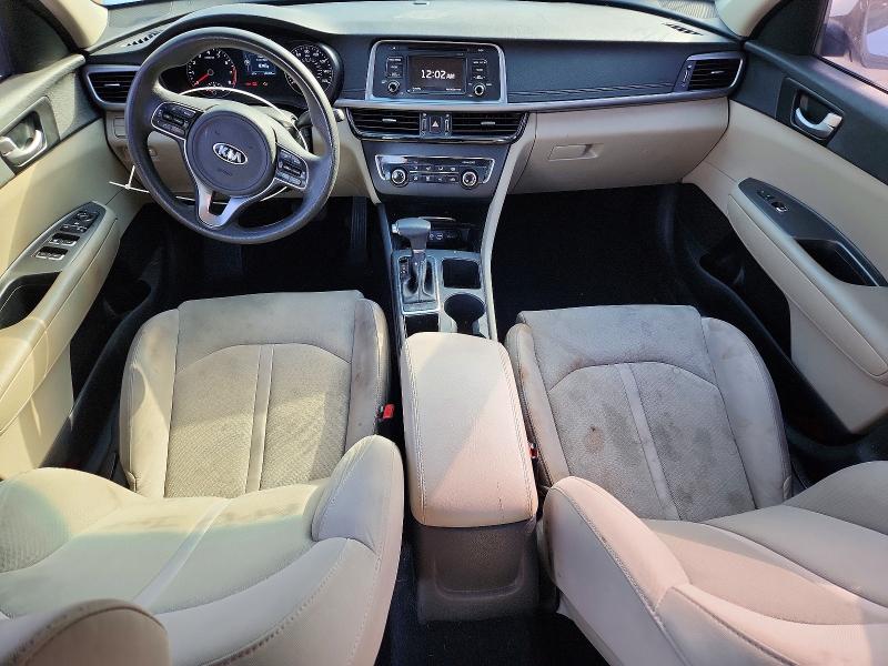 2016 Kia Optima VIN 5XXGT4L37GG038529 COPART salvage auction — FRONT END, Ca - Certificate Of Title, sold $200 on 2026-07-02 (photo 8)