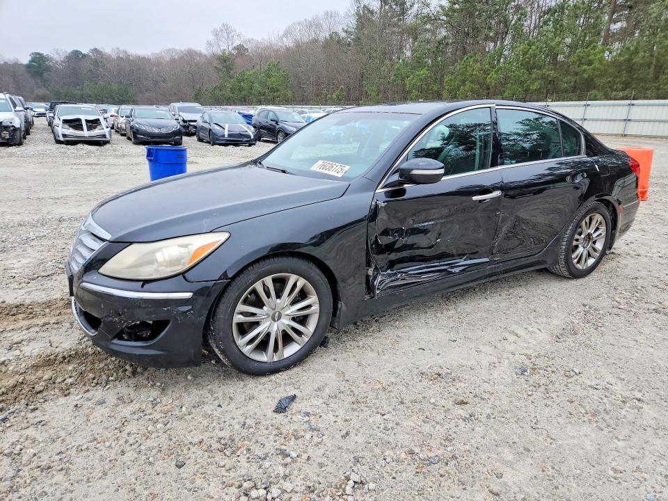2013 Hyundai Genesis VIN KMHGC4DDXDU232321 — COPART salvage auction photo