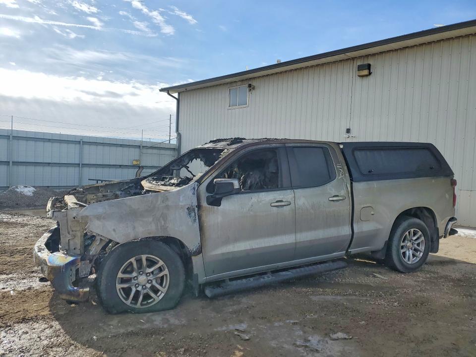 2019 Chevrolet Silverado 1500 VIN 1GCRYDEDXKZ282309 COPART salvage auction — BURN, IA - CERT OF TITLE-SALVAGE TITLE, sold $1,800 on 2026-07-31 (photo 1)