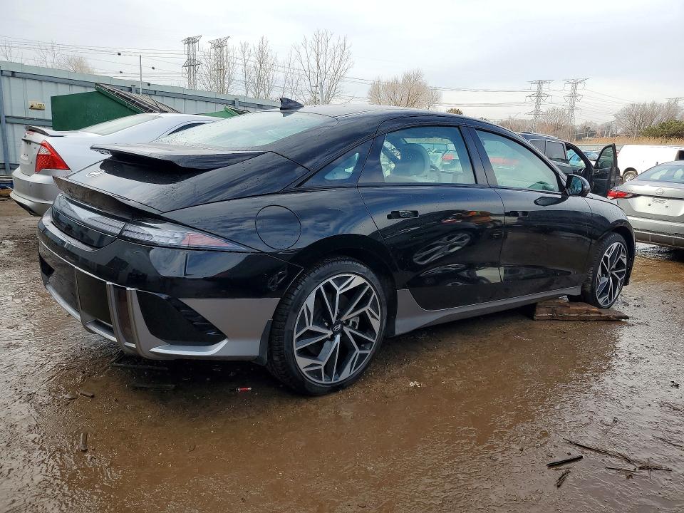 2024 Hyundai Ioniq 6 VIN KMHM54AC4RA081266 COPART salvage auction — SIDE, Il - Salvage Certificate, sold $250 on 2026-07-14 (photo 3)