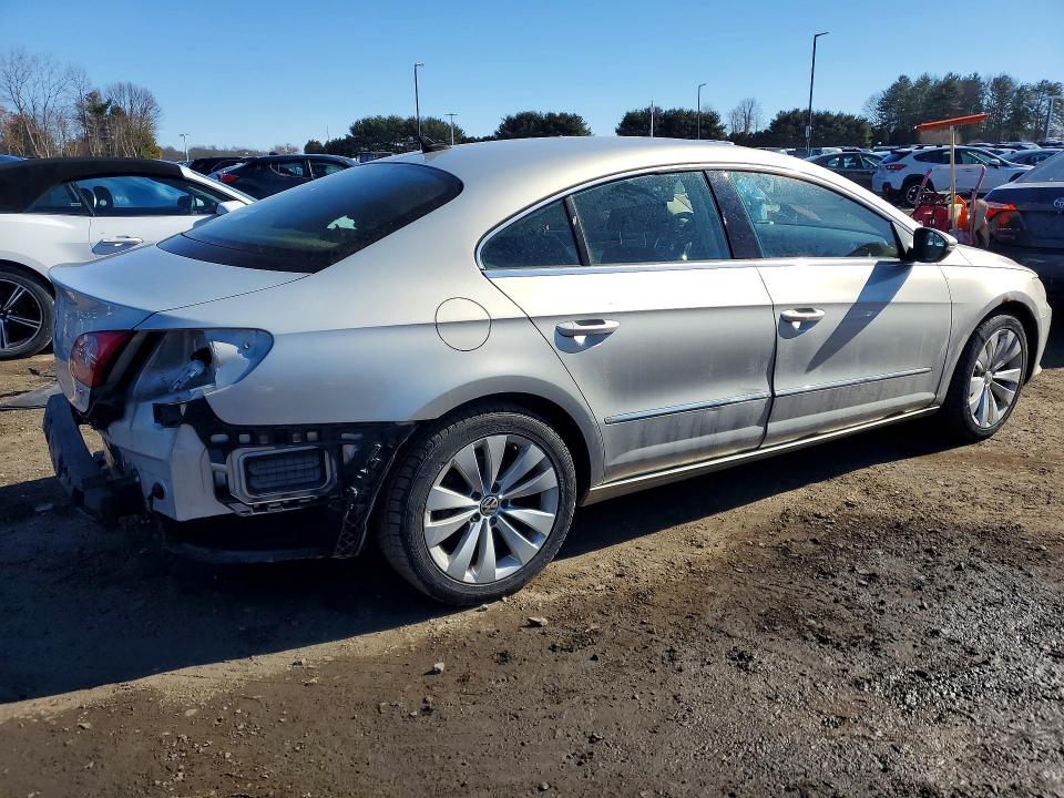 2010 Volkswagen Passat cc VIN WVWMN7AN9AE542434 COPART salvage auction — REAR END, Ct - Cert Of Title-Parts Only Salva, sold $475 on 2026-07-09 (photo 3)