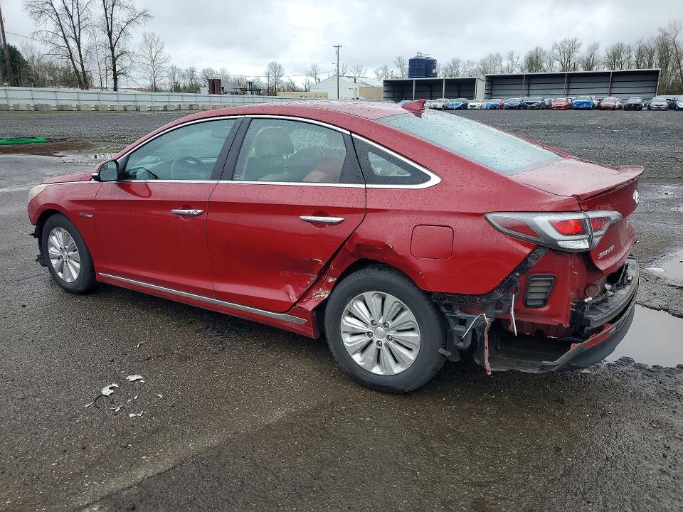 2016 Hyundai Sonata VIN KMHE24L10GA012239 COPART salvage auction — FRONT END, Or - Lien Papers Salvage, sold $725 on 2026-07-20 (photo 2)